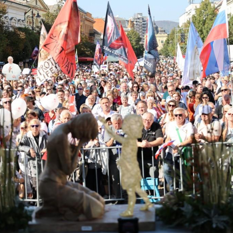 Štyridsaťtisíc účastníkov pochodu za život prišlo do Košíc