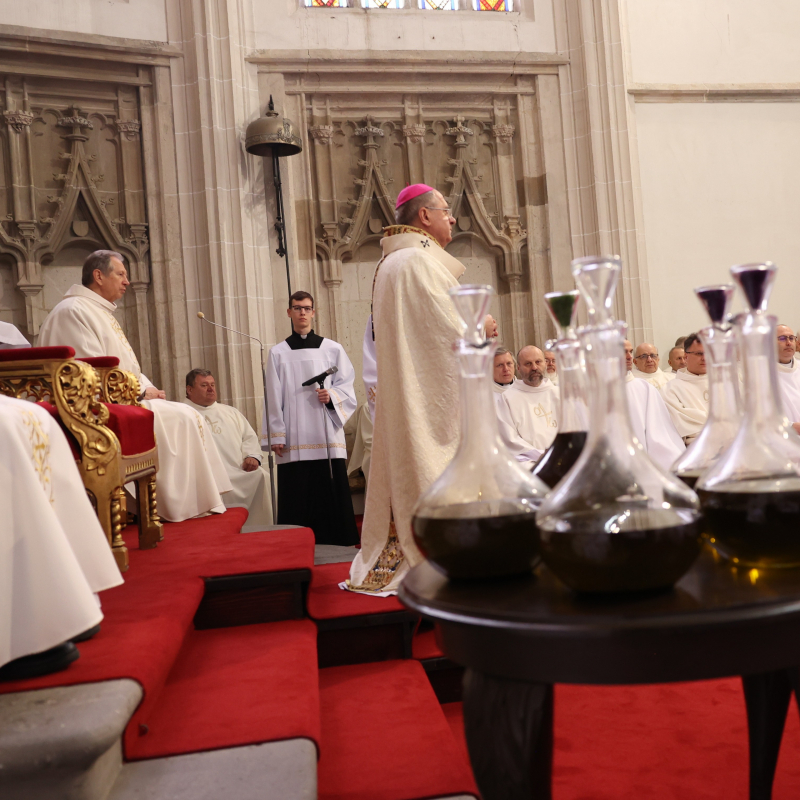 Missa Chrismatis  28. marca 2024 v košickej katedrále