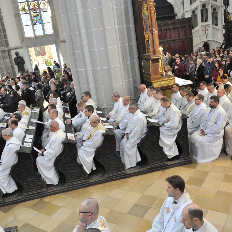 Missa chrismatis  v košickej katedrále 2019