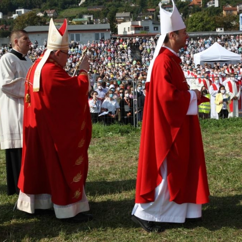Sv. omša s kardinálom Dominikom Dukom OP, pražským arcibiskupom