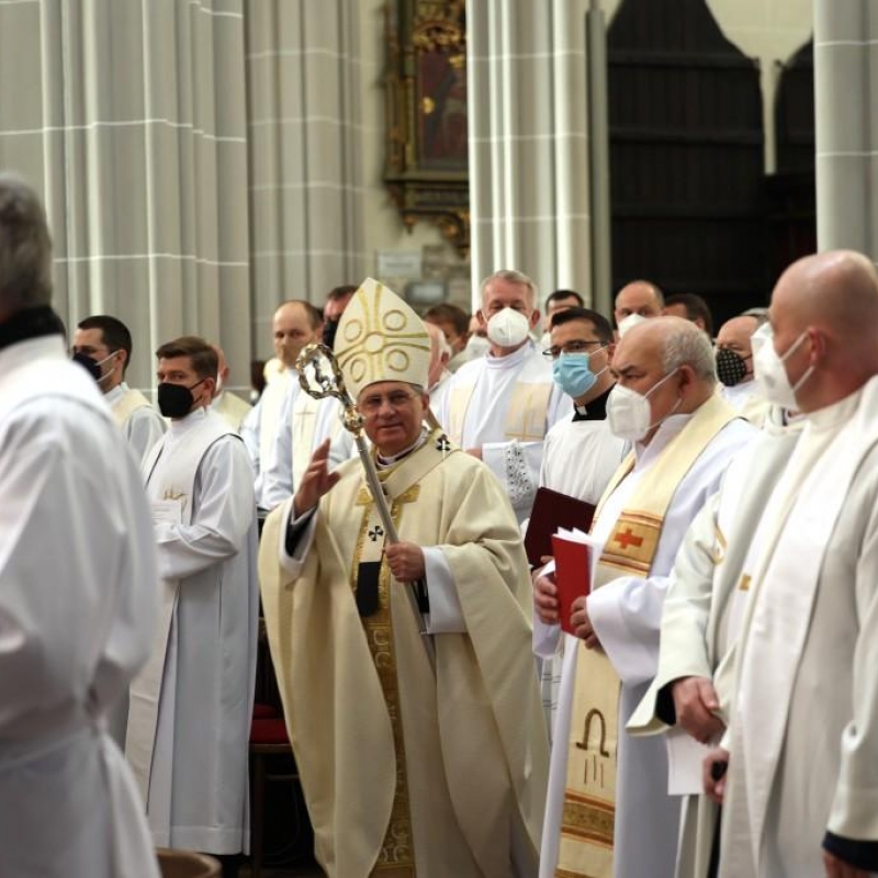 Missa Chrismatis 2022 v Košickej katedrále 